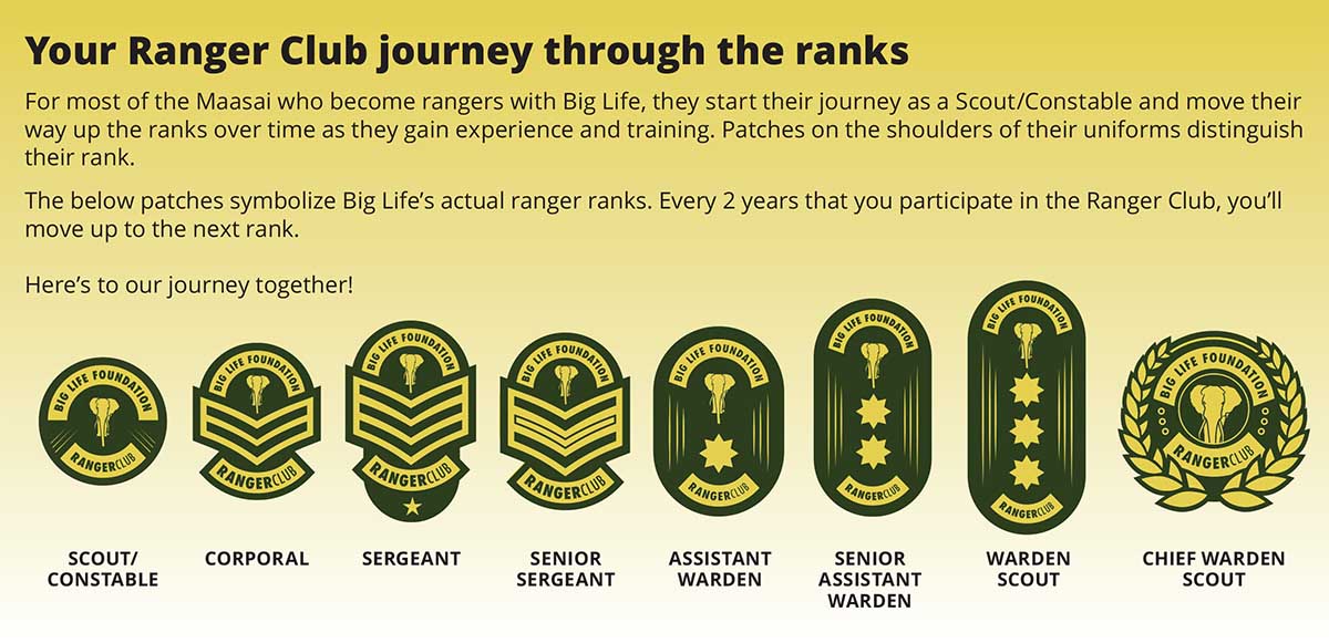 Ranger Club Levels